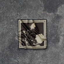 Load image into Gallery viewer, The Midnight Rose Silk Bandana
